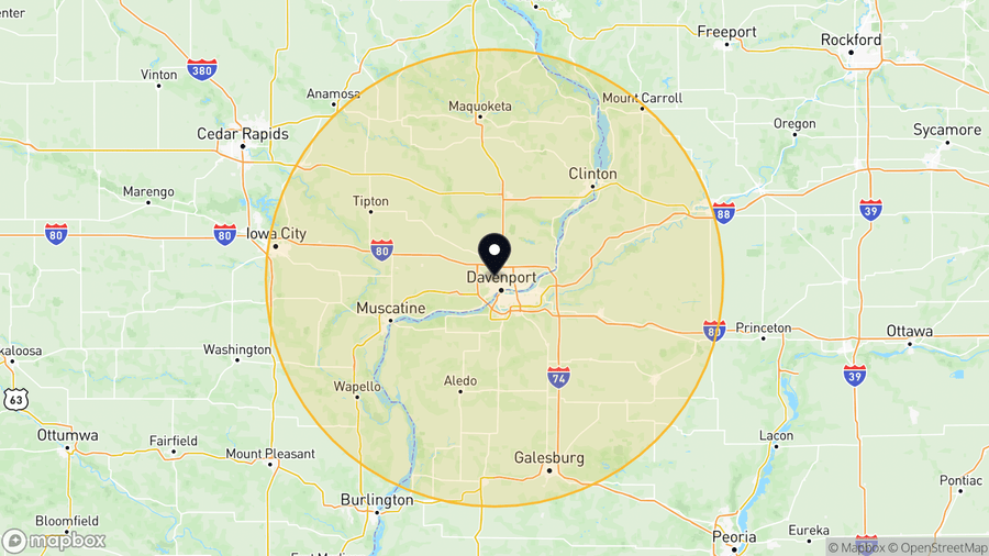 Service coverage: Davenport, IA — shipped nationwide from PLC Department (Texas-based)