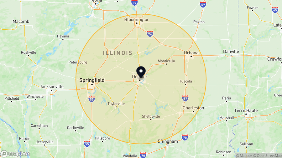 Service coverage: Decatur, IL — shipped nationwide from PLC Department (Texas-based)