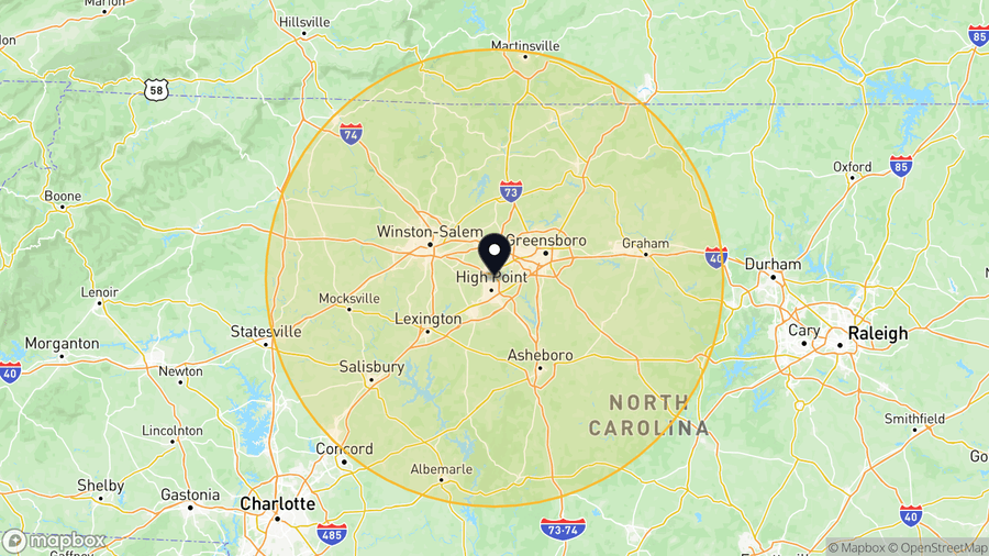 Service coverage: High Point, NC — shipped nationwide from PLC Department (Texas-based)