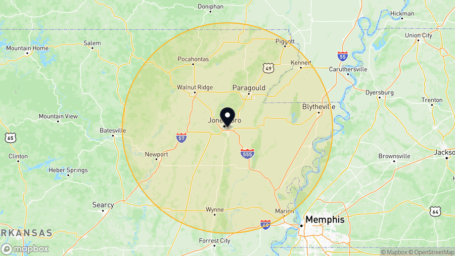 Service coverage: Jonesboro, AR — shipped nationwide from PLC Department (Texas-based)