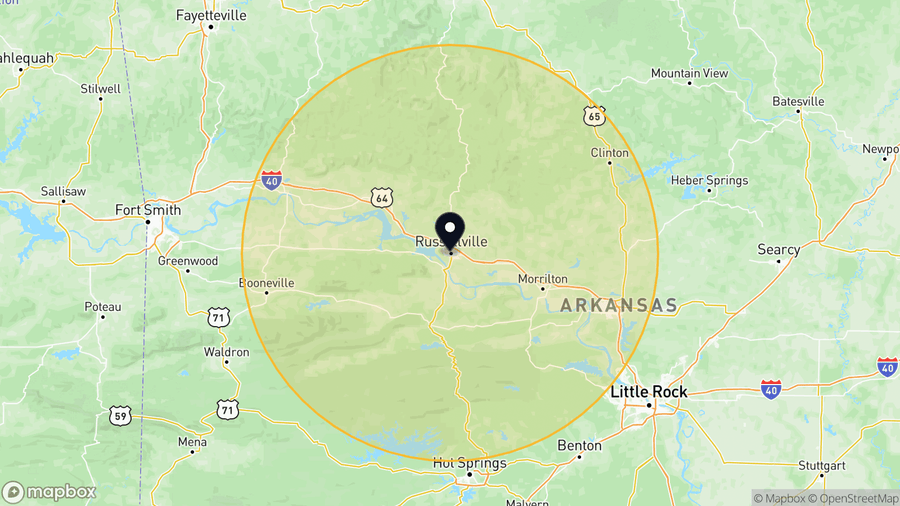 Service coverage: Russellville, AR — shipped nationwide from PLC Department (Texas-based)