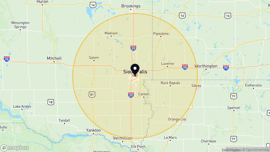 Service coverage: Sioux Falls, SD — shipped nationwide from PLC Department (Texas-based)