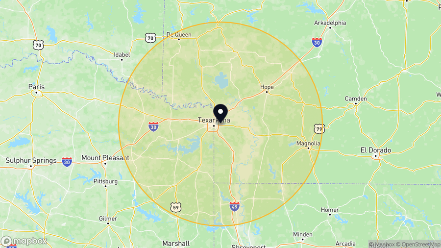 Service coverage: Texarkana, AR — shipped nationwide from PLC Department (Texas-based)