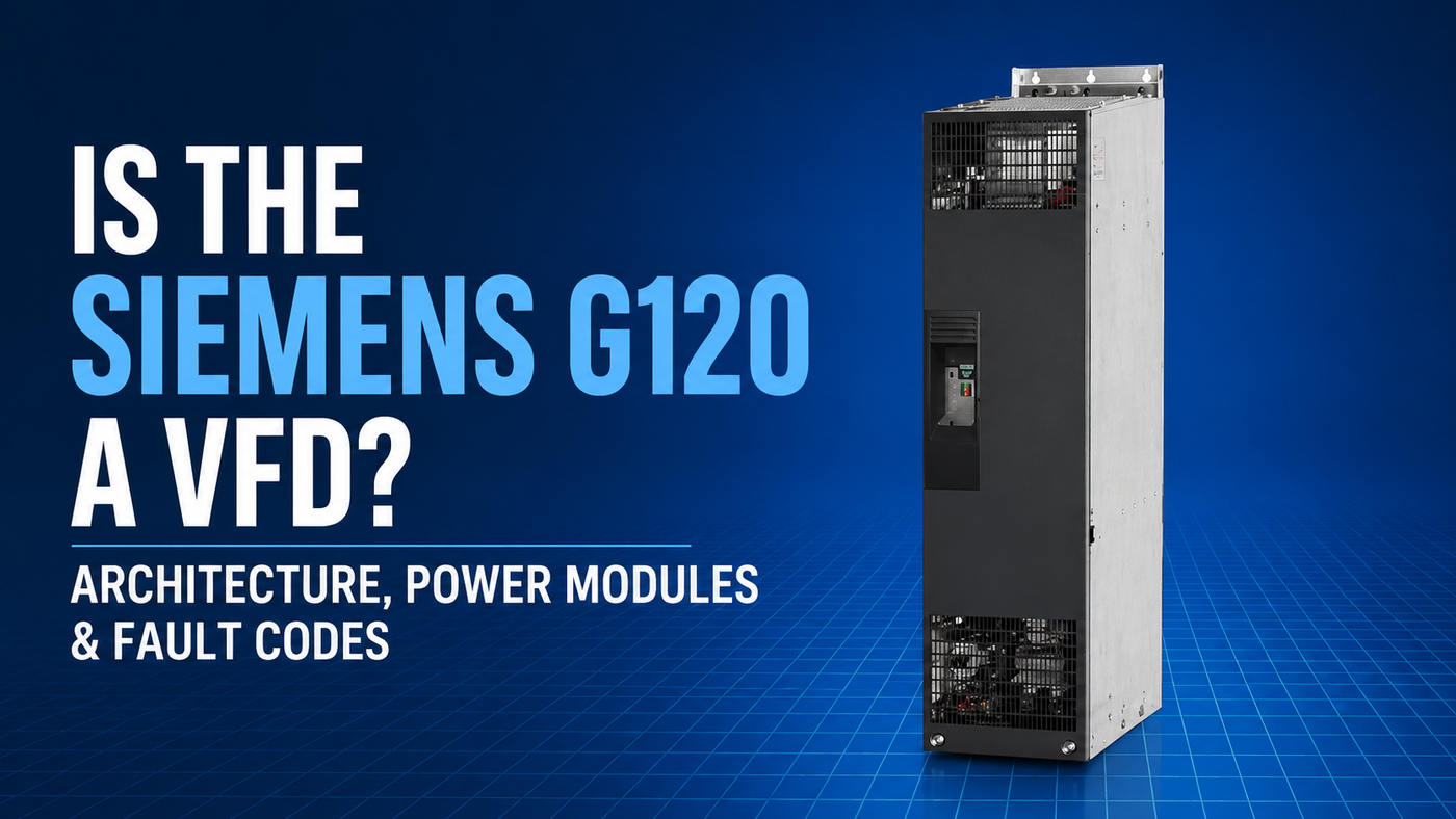 Is the Siemens G120 a VFD? Architecture, Power Modules & Fault Codes