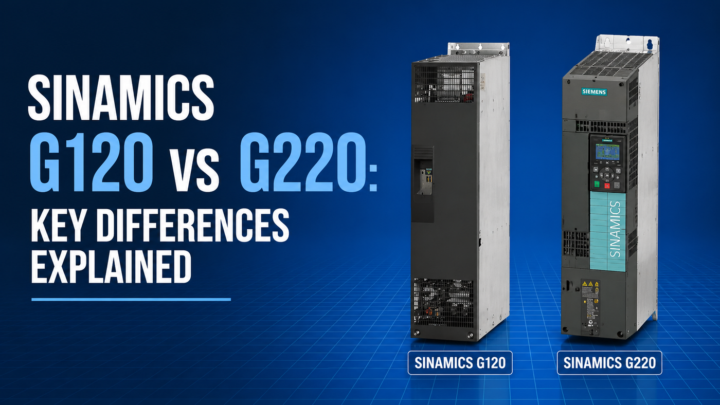 SINAMICS G120 vs G220: Key Differences Explained