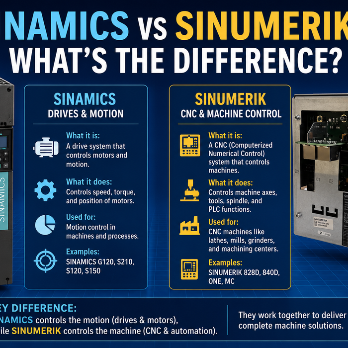 Sinamics vs Sinumerik: What's the Difference?