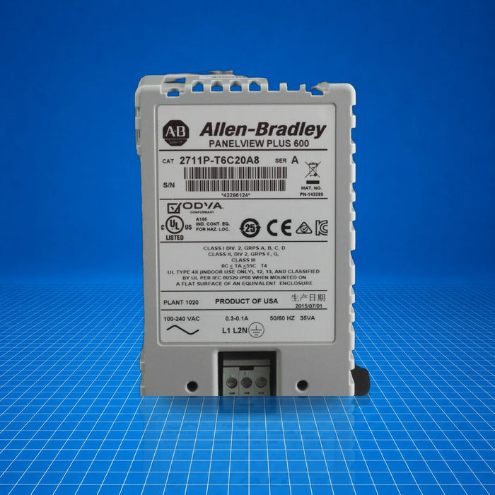 2711P-T6C20A8 Allen-Bradley