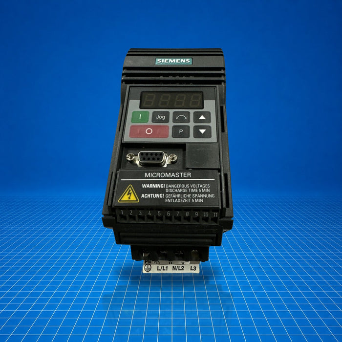 6SE9212-1BA40 Siemens industrial automation part - part number label view