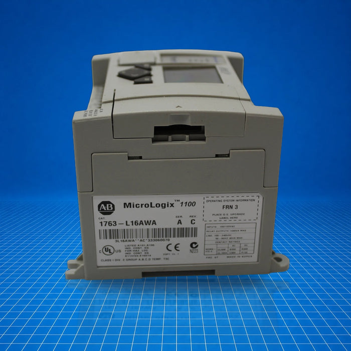 1763-L16AWA Allen Bradley PLC - part number label view