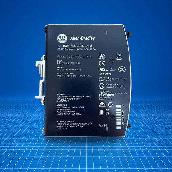 1606-XLDC92D Allen Bradley Power Supply