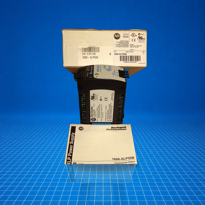 1606-XLP50B Allen Bradley Power Supply - part number label view