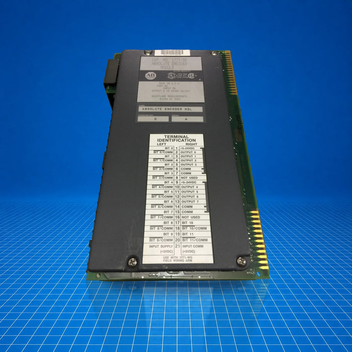 1771-DE Allen Bradley industrial automation part - unit detail
