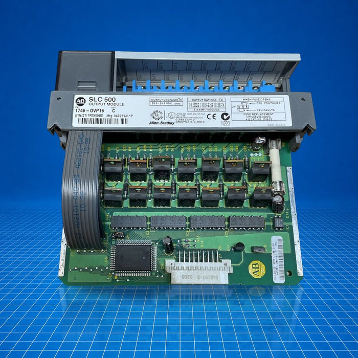1746-OVP16 Allen Bradley industrial automation part - part number label view