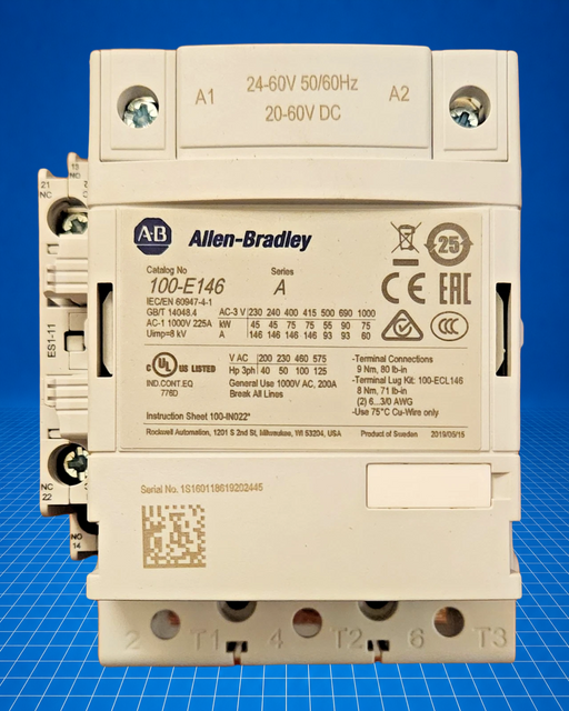 100-E146KJ11 Allen Bradley industrial automation part - tested surplus unit