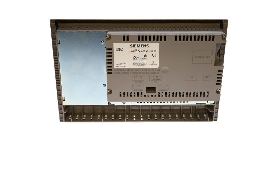 6AV6643-0BA01-1AX0 Siemens