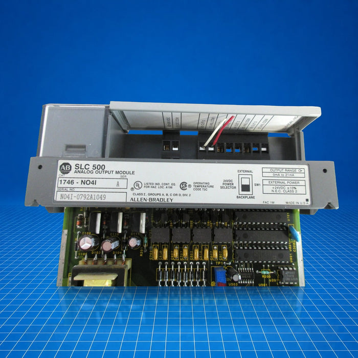 1746-NO4I Allen Bradley PLC - part number label view