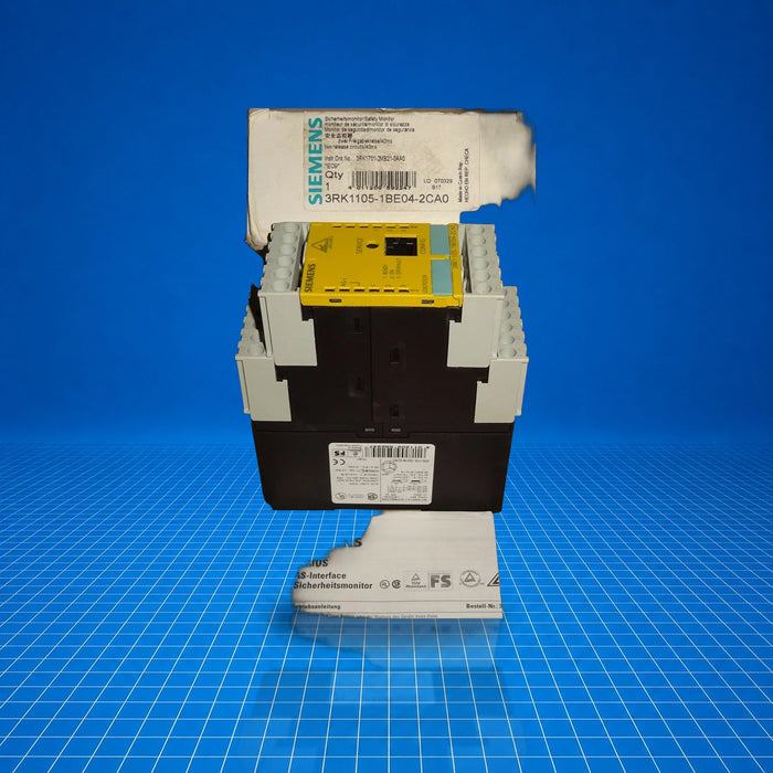 3RK1105-1BE04-2CA0 Siemens industrial automation part - part number label view