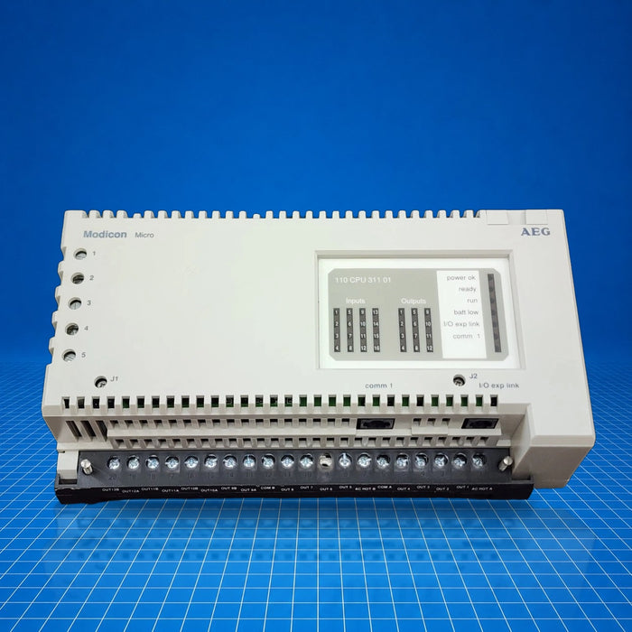 110-CPU-311-01 Schneider industrial automation part - part number label view