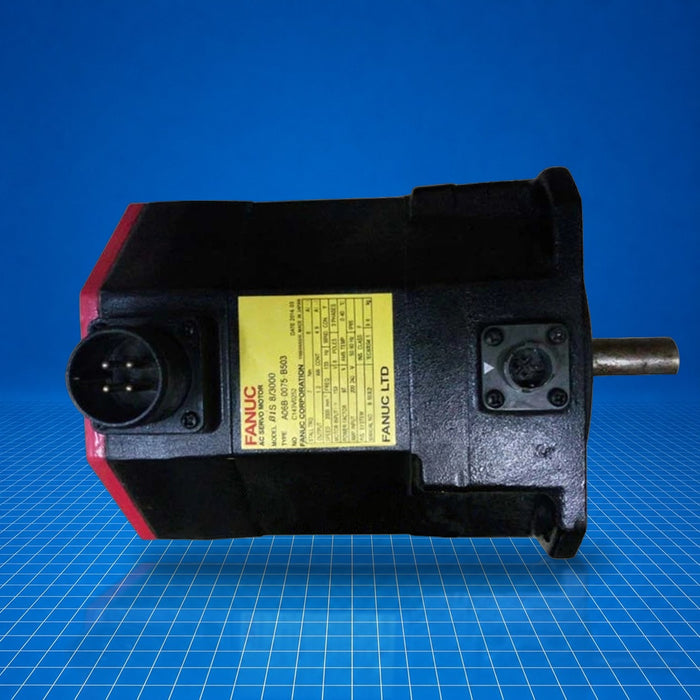 A06B-0075-B503 GE Fanuc industrial automation part - part number label view