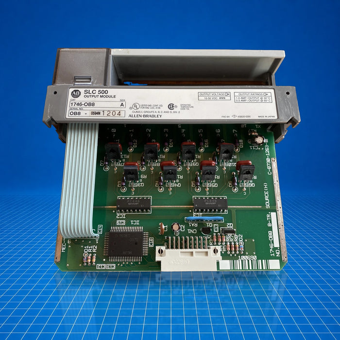 1746-OB8 Allen Bradley industrial automation part - part number label view