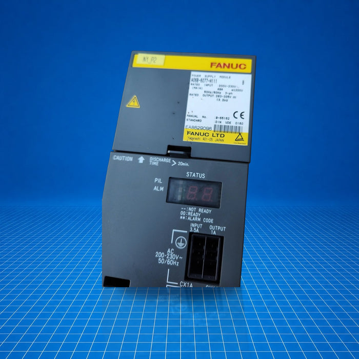 A06B-6077-H111 GE Fanuc industrial automation part - part number label view