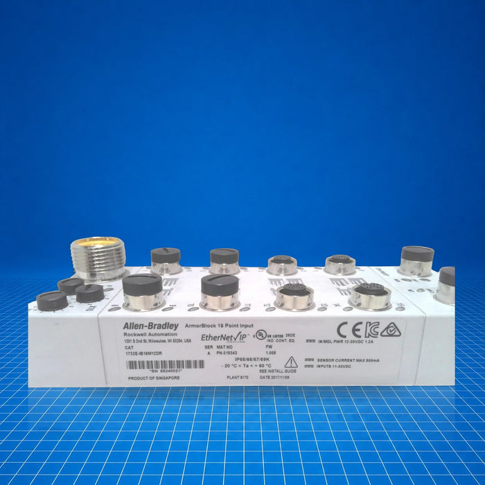 1732E-IB16M12DR Allen Bradley Distributed IO - tested surplus unit