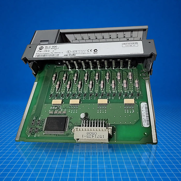 1746-ITB16 Allen Bradley PLC - part number label view