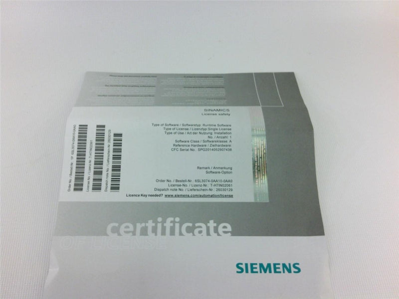 6SL3074-0AA10-0AA0 Siemens