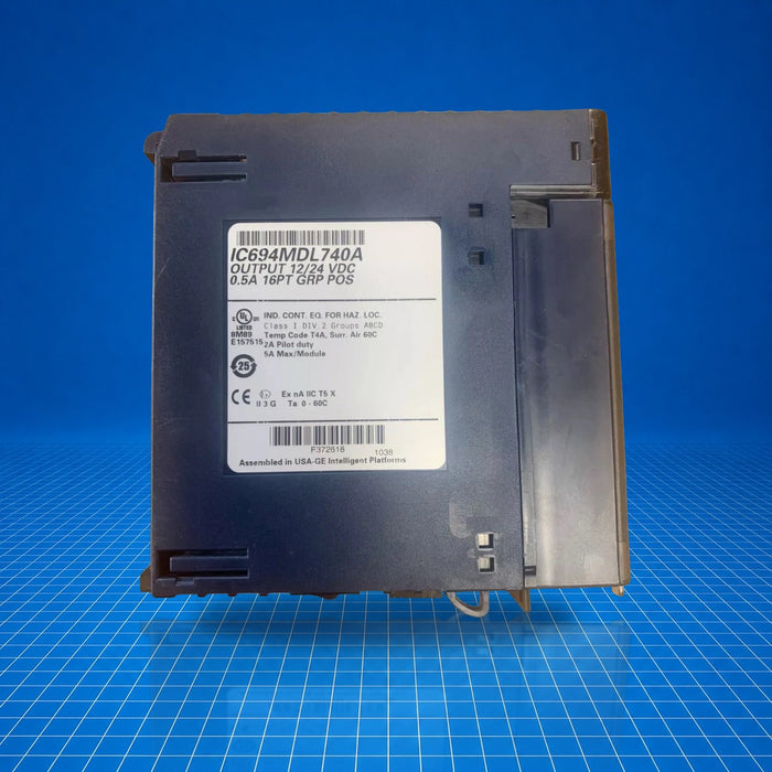 IC694MDL740A GE Fanuc Fanuc - part number label view
