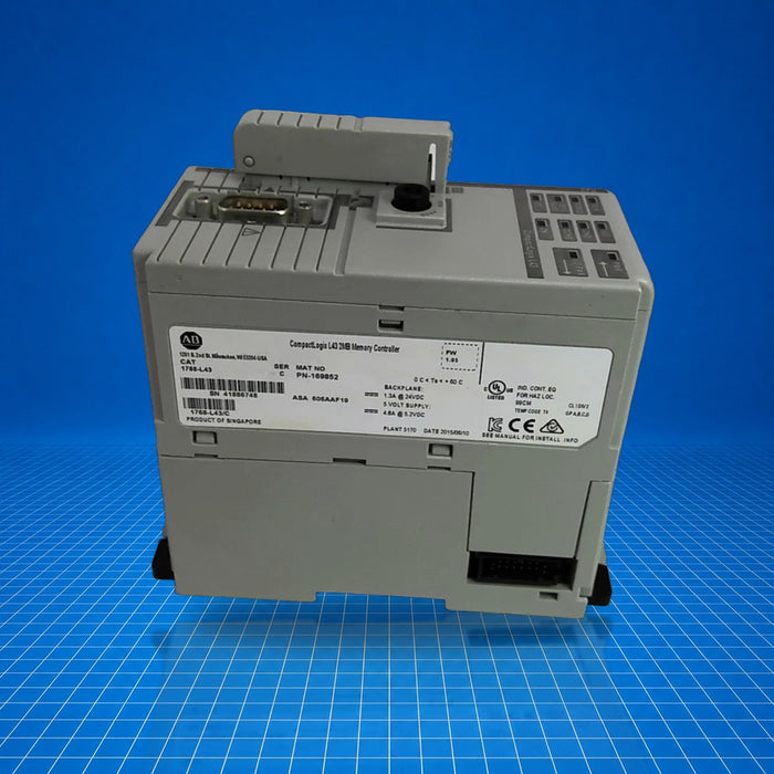 1768-L43 Allen Bradley industrial automation part - part number label view