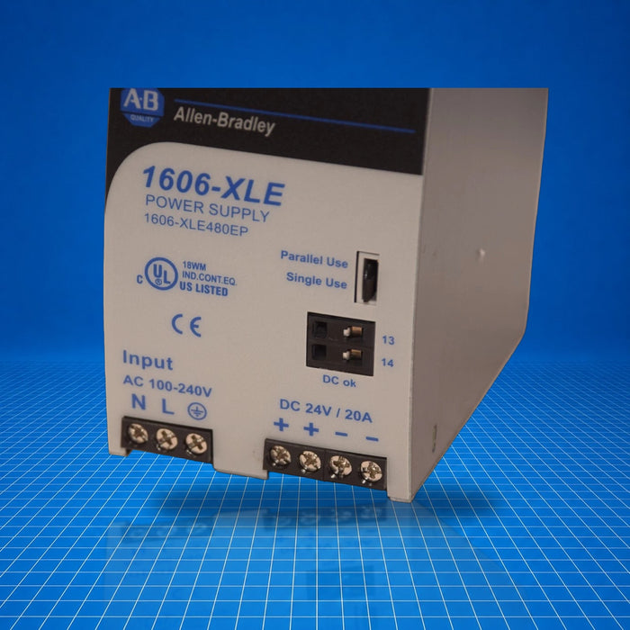1606-XLE480EP Allen Bradley Power Supply - tested surplus unit
