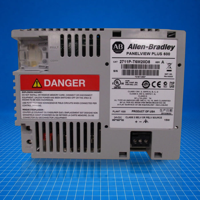 2711P-T6M20D Allen Bradley industrial automation part - unit detail