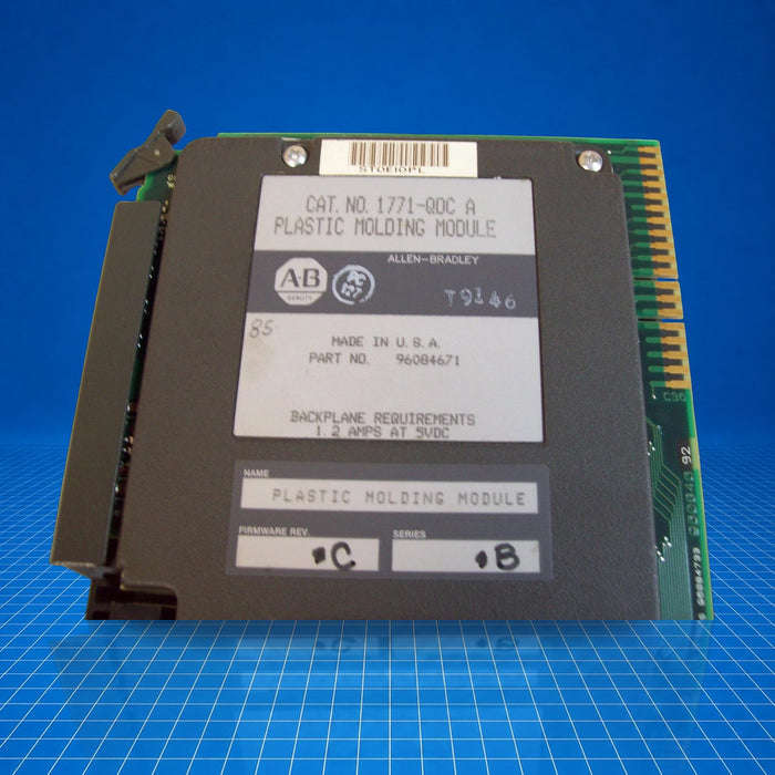 1771-QDC Allen Bradley industrial automation part - part number label view
