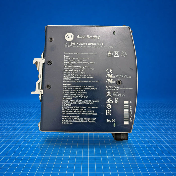 1606-XLS240-UPSC Allen Bradley Power Supply - unit detail