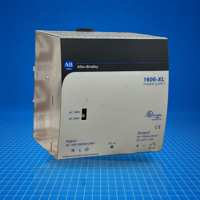 1606-XL240DR Allen Bradley Power Supply - part number label view