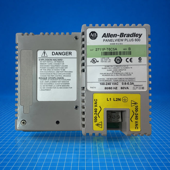 2711P-T6C5A Allen Bradley industrial automation part - unit detail