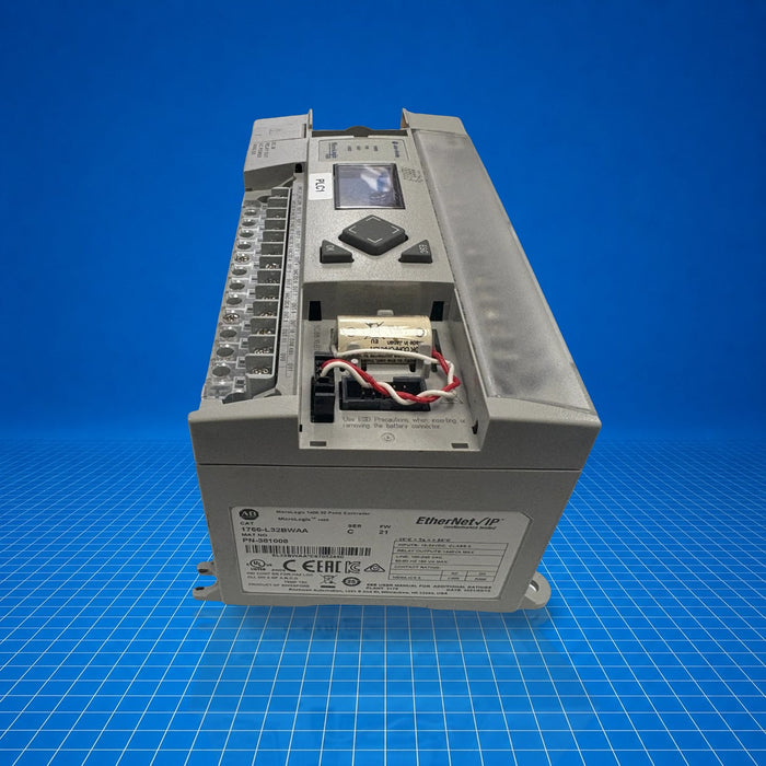 1766-L32BWA Allen Bradley PLC - part number label view