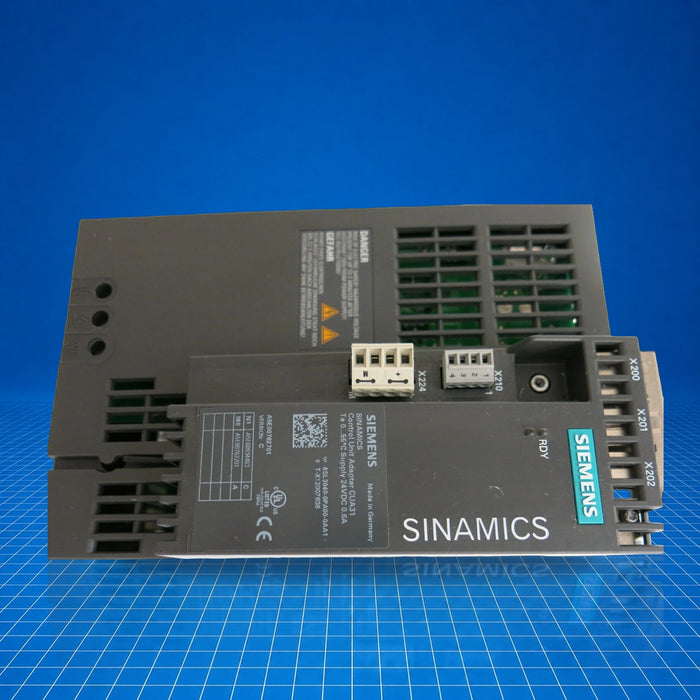 6SL3210-1SE16-0AA0 Siemens industrial automation part - part number label view