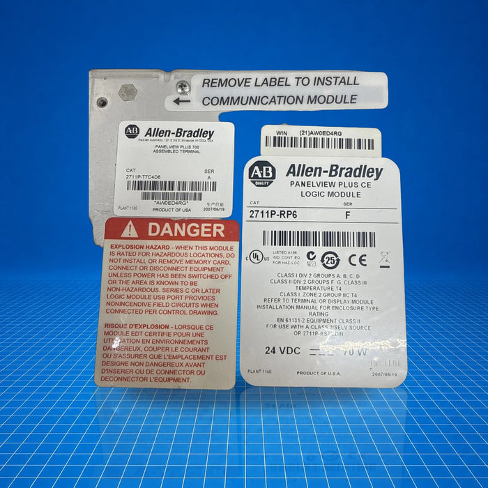 2711P-T7C4D6 Allen Bradley industrial automation part