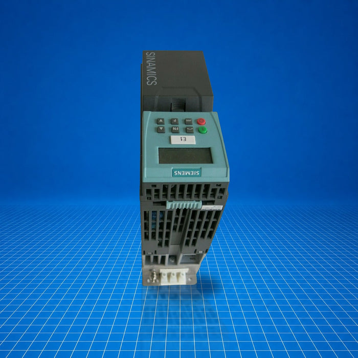 6SL3224-0BE17-5UA0 Siemens industrial automation part - part number label view