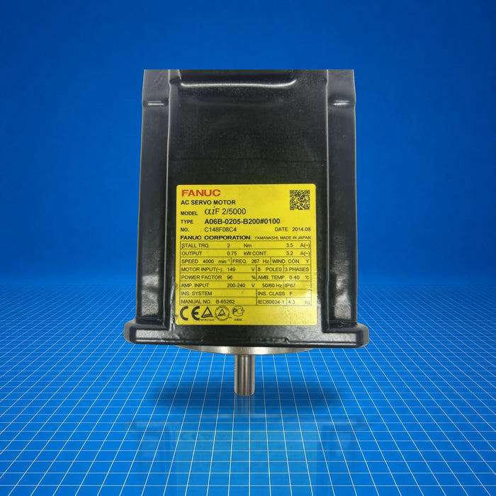 A06B-0205-B200 GE Fanuc industrial automation part - part number label view