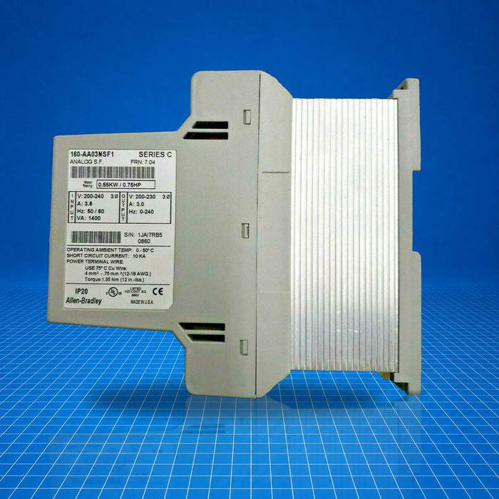 160-AA03NSF1 Allen Bradley industrial automation part - unit detail