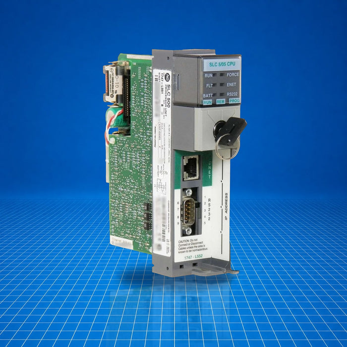 1747-L551 Allen Bradley PLC - part number label view