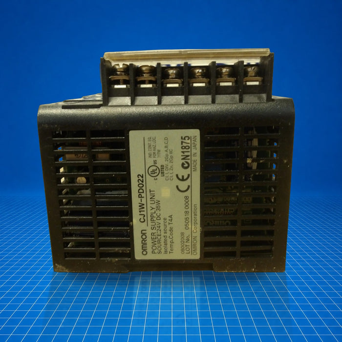 CJ1W-PD022 Omron industrial automation part - part number label view