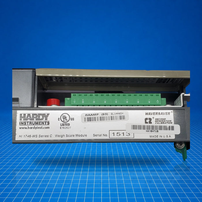 1746-WS Allen Bradley industrial automation part - part number label view