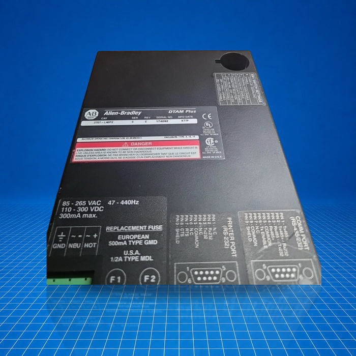 2707-L40P2 Allen Bradley industrial automation part - unit detail