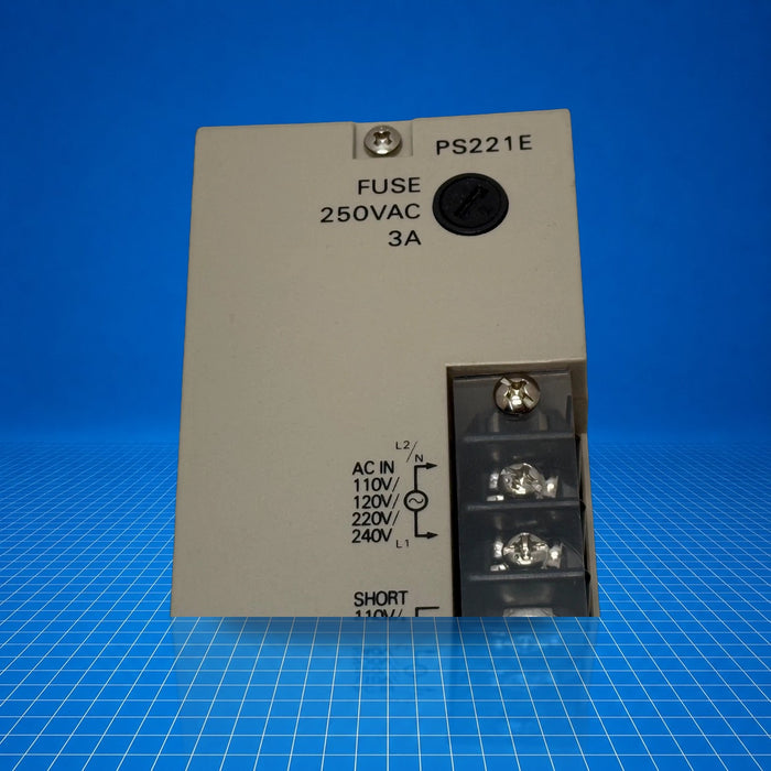 C500-PS221-E Omron industrial automation part - part number label view