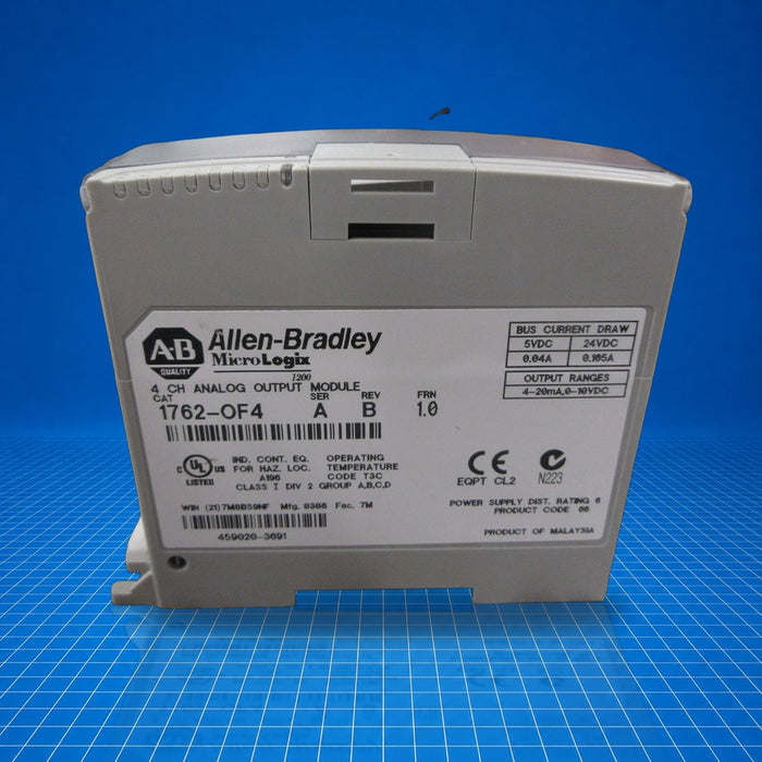 1762-OF4 Allen Bradley PLC - product view