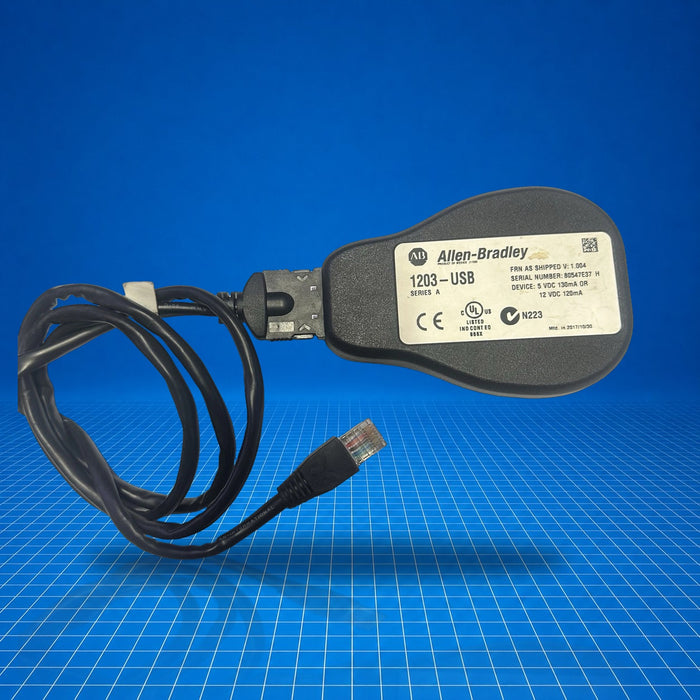 1203-USB Allen Bradley industrial automation part - part number label view