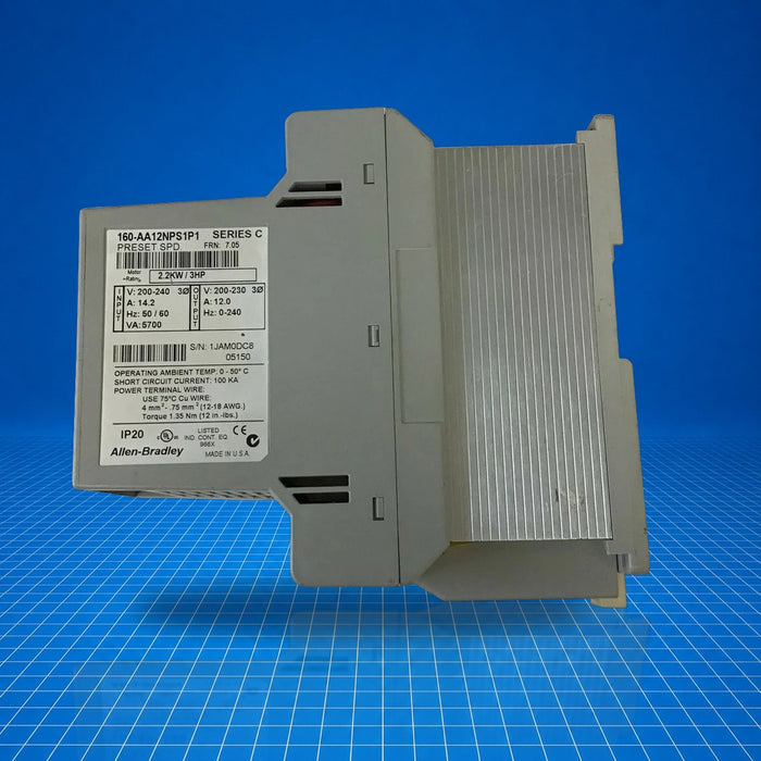 160-AA12NPS1 Allen Bradley industrial automation part - unit detail
